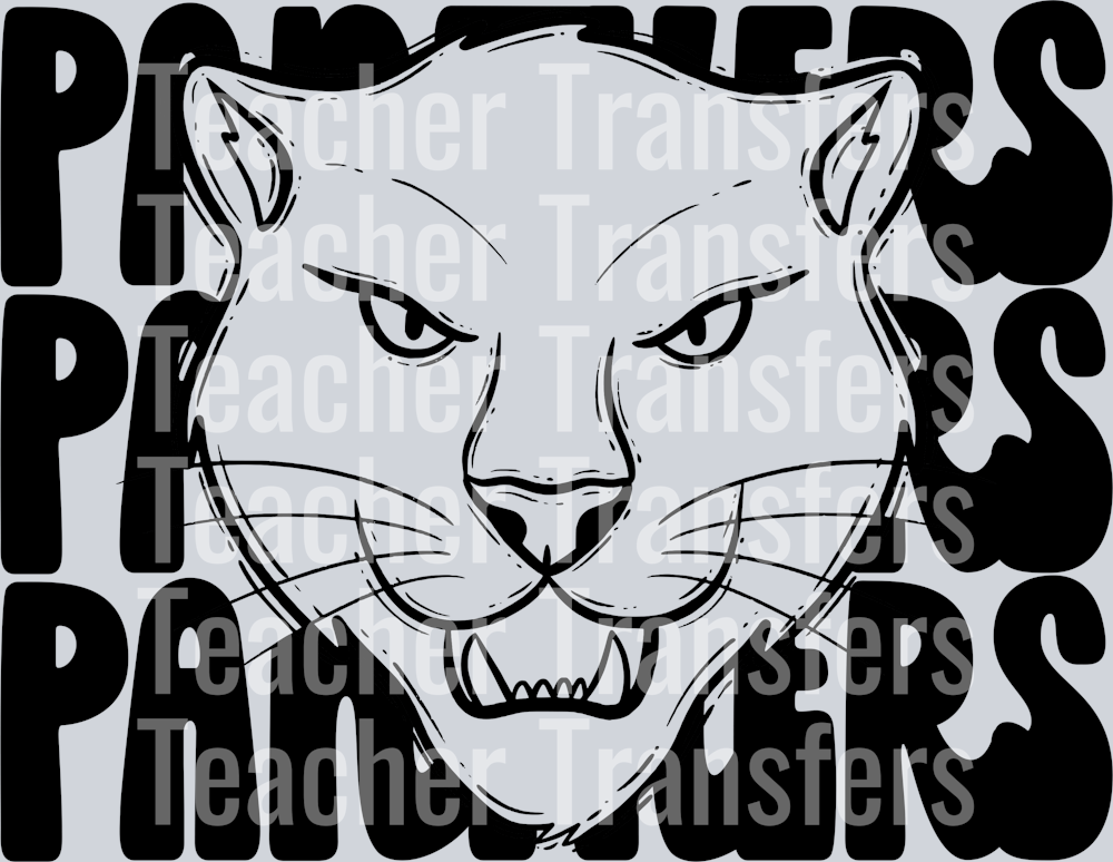 Stacked Mascots Panthers 2