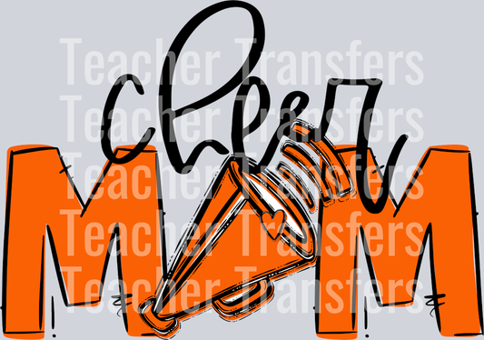 Cheer Mom Orange No Flower