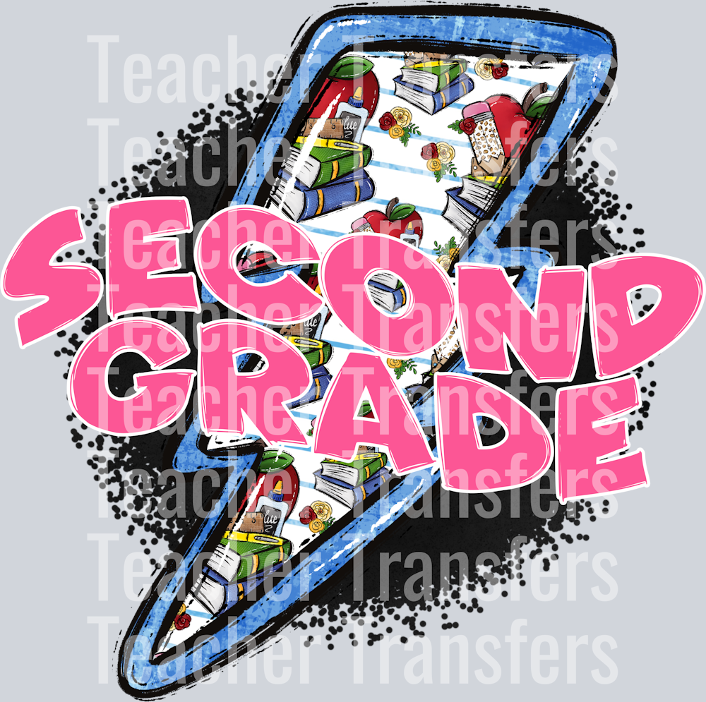 b2s Lightning bolts Second Grade