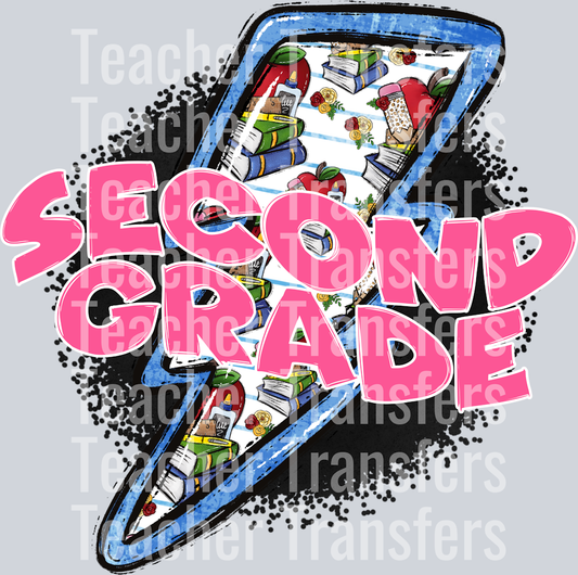 b2s Lightning bolts Second Grade