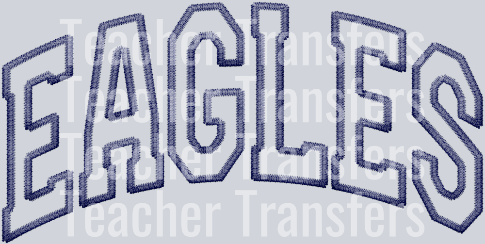 Eagles Navy Stitch