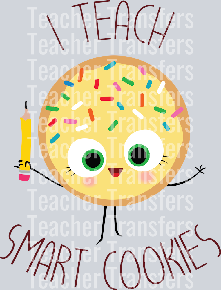 I teach smart cookies PNG