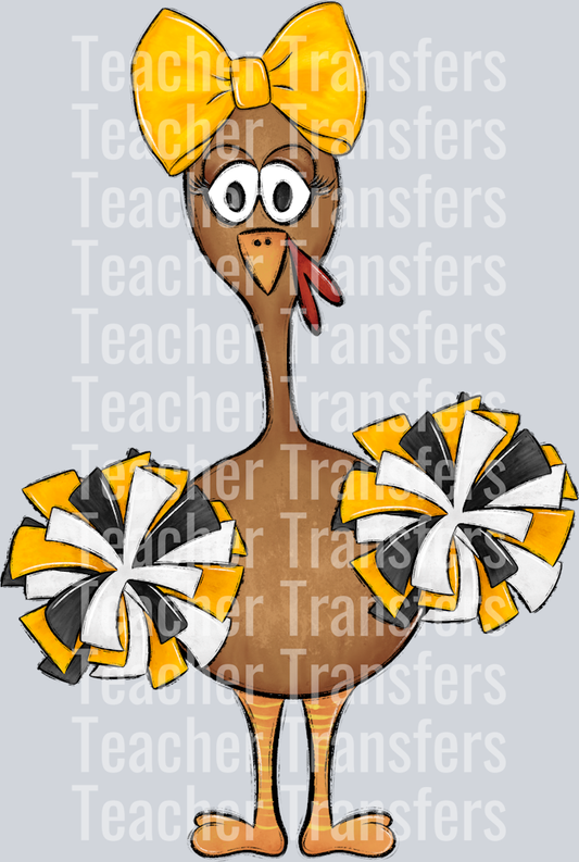 Turkey Family Set Yellow cheer