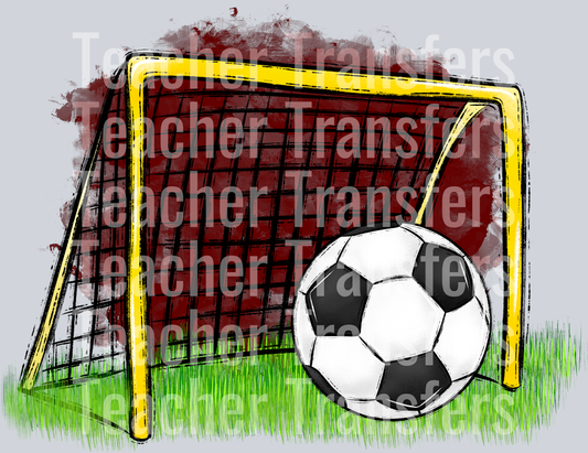 Soccer Vignettes MAROON