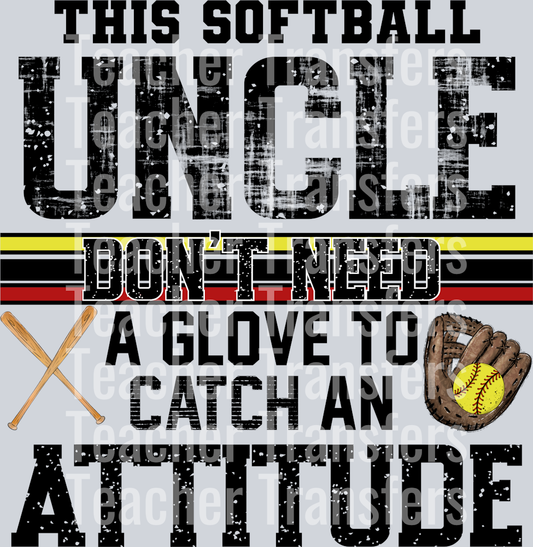 This Softball Uncle Don’t Need A Glove