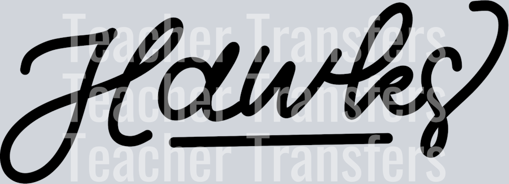 Hand Lettered Hawks