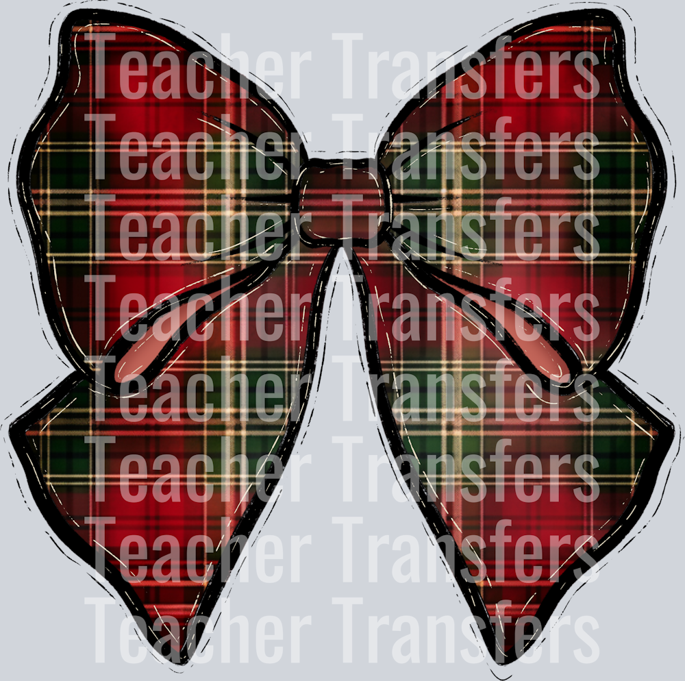 Merry Plaid Bow