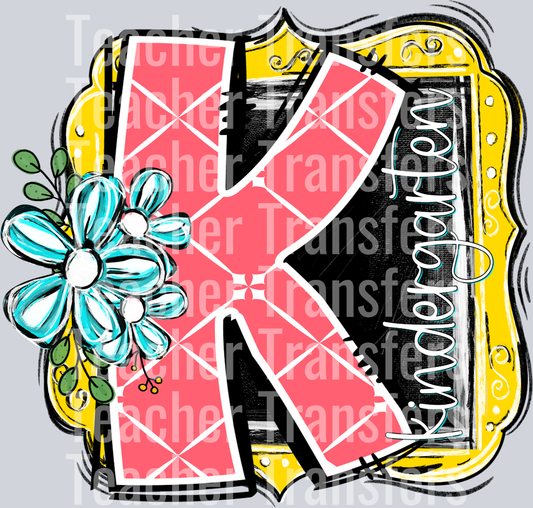 School Year Frames Kindergarten