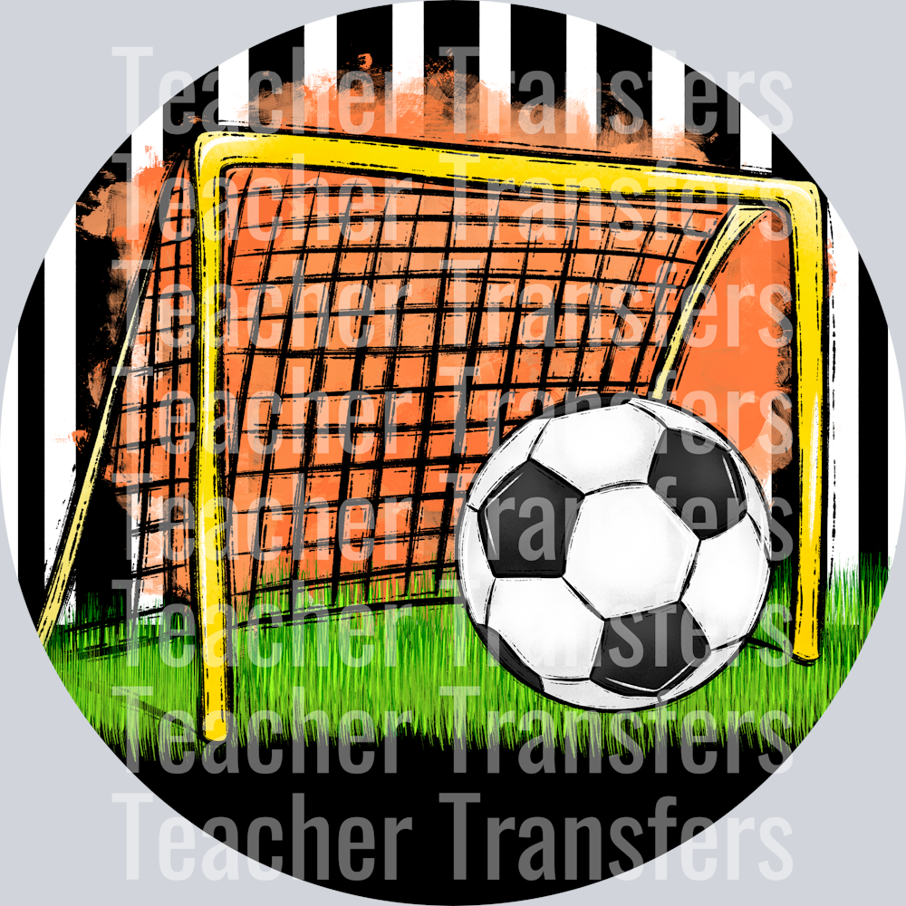 Soccer Bag Tag Ornaments ORANGE