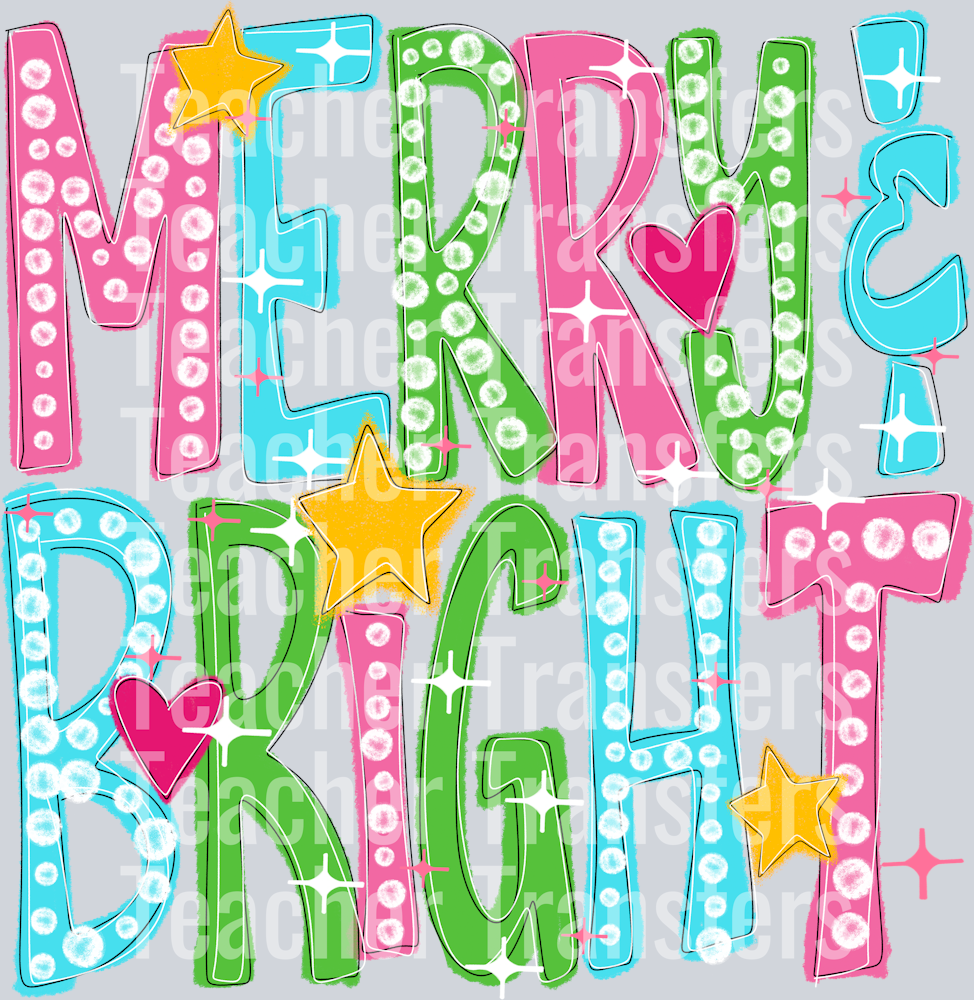Colorful Merry and Bright
