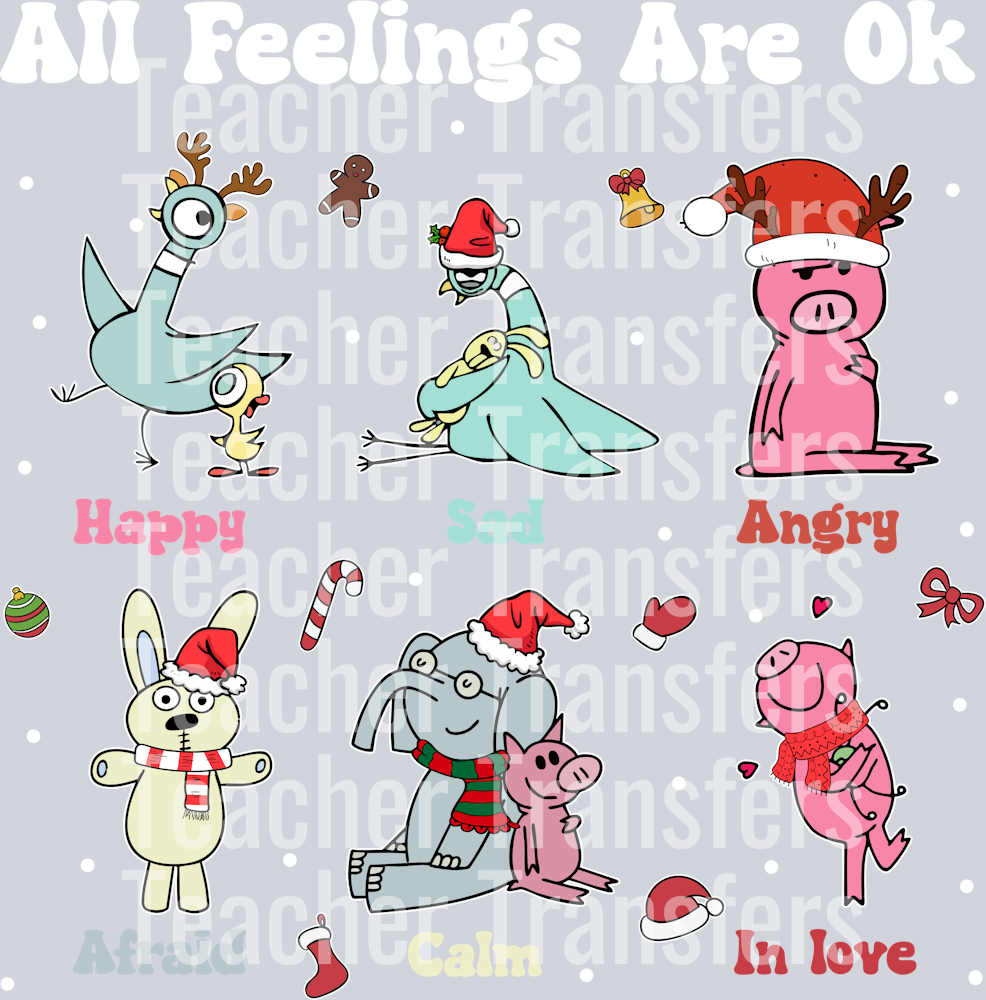 OR 30102024 VTN Christmas Elephant and Piggie All Feelings Are Ok white