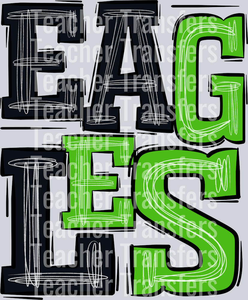 Eagles Green Black