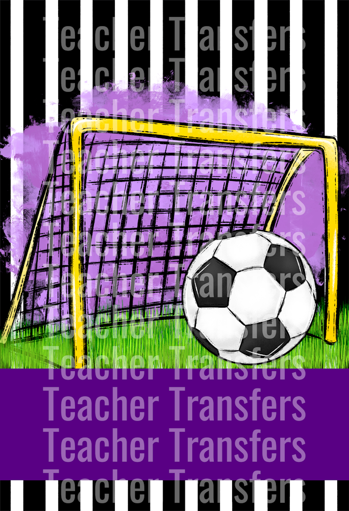 Soccer Garden Flags PURPLE