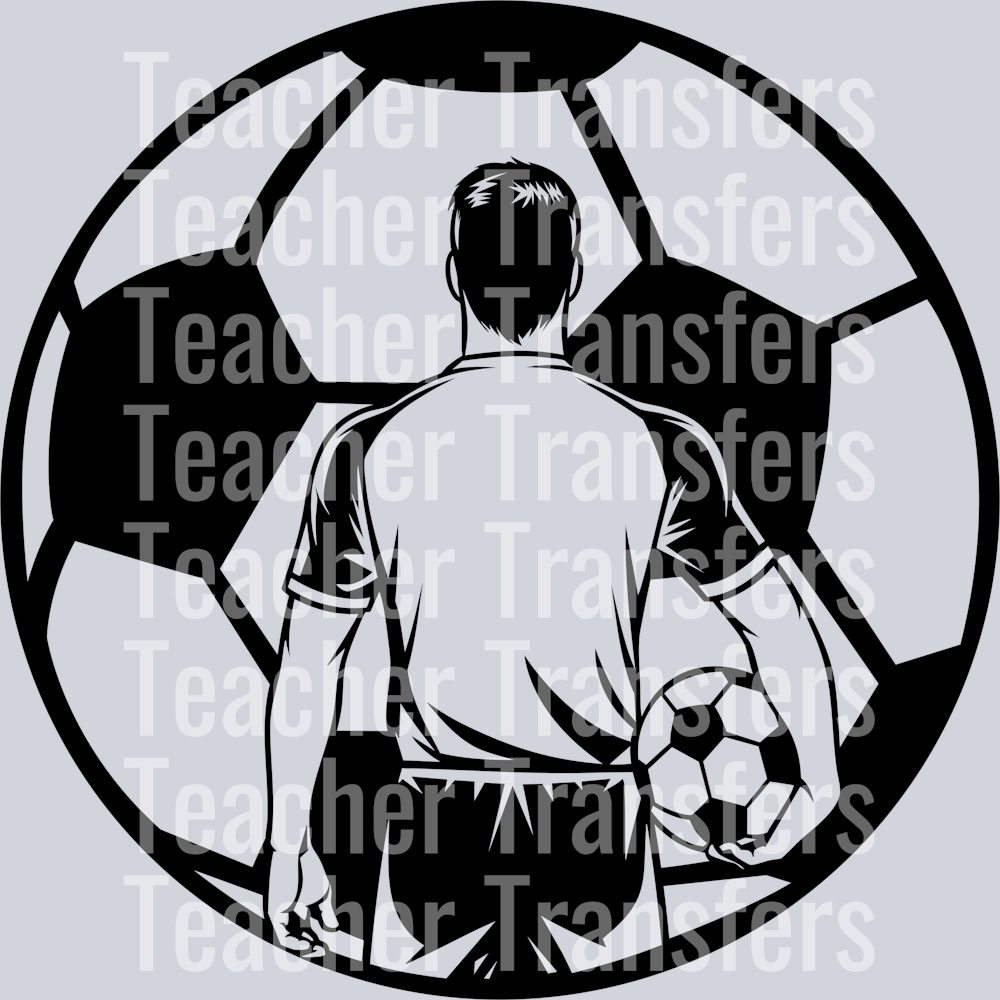 18. soccer ball with player