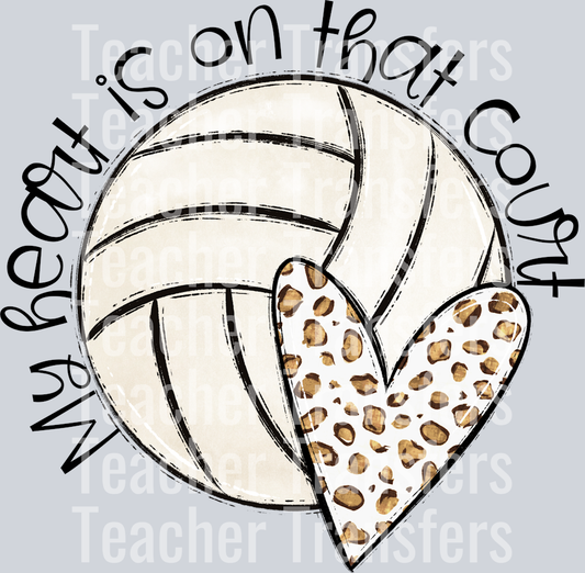 My Heart is on that VOLLEYBALL NO FLOWERS NO MOM