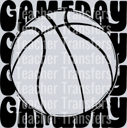 Stacked Mascots GAMEDAY BASKETBALL