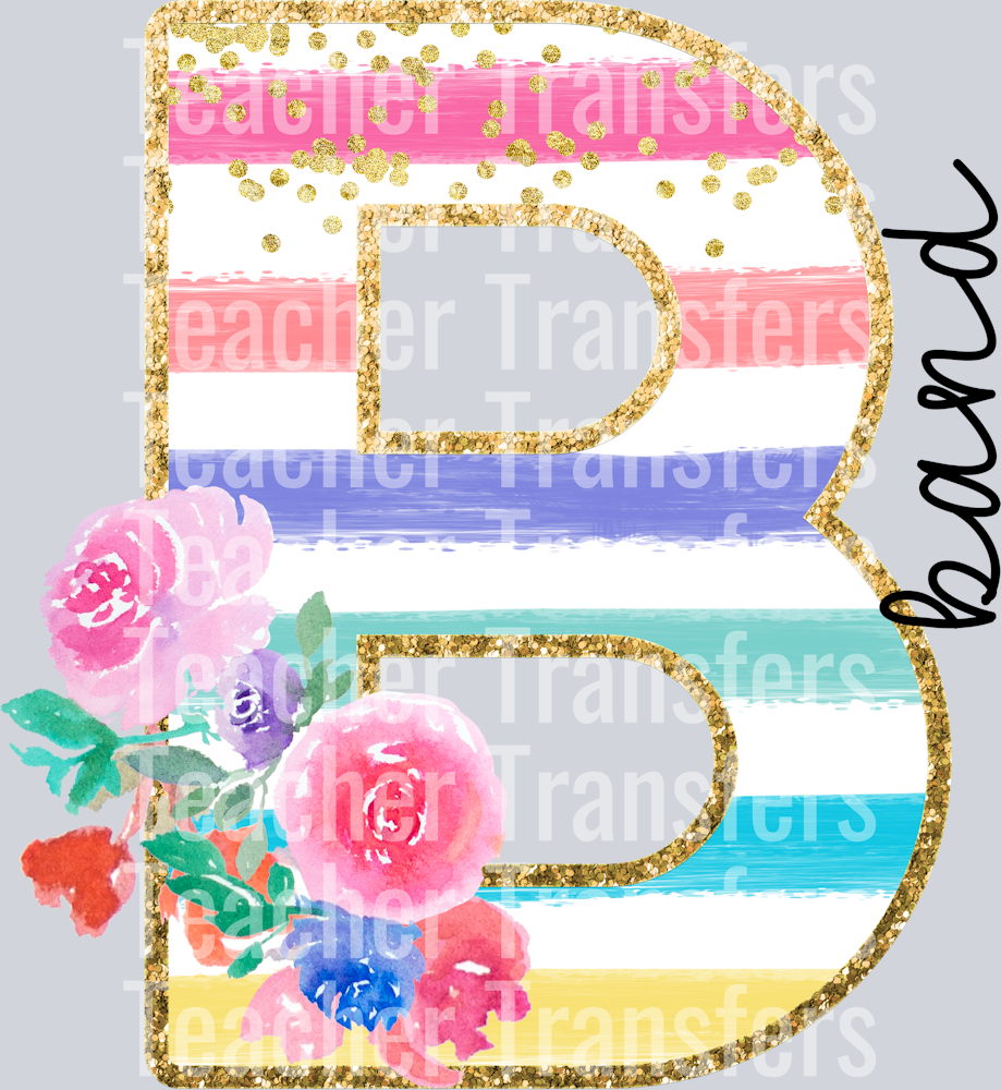 Floral and Striped BAND