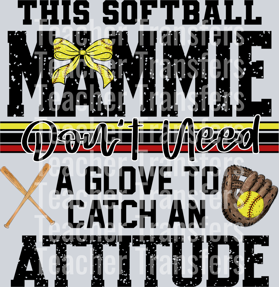 This Softball Mammie Don’t Need A Glove