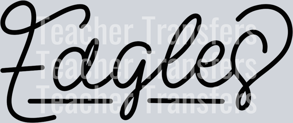 Hand Lettered Eagles