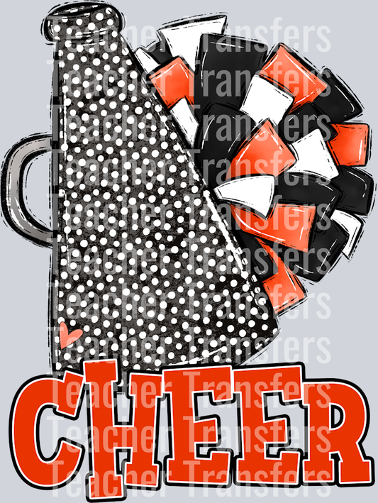 Cheer Orange and Black