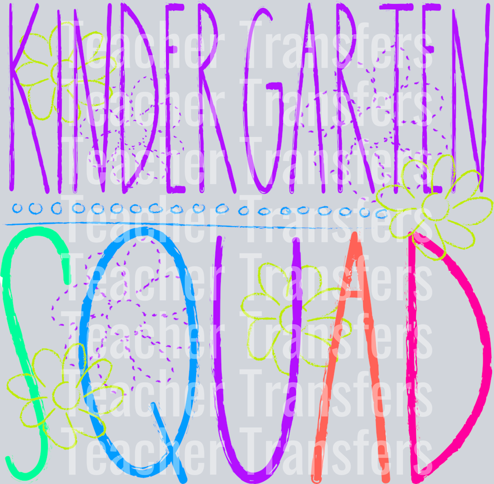 Chalkboard KINDERGARTEN Squad