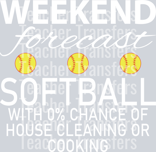 Softball Weekend Forecast White