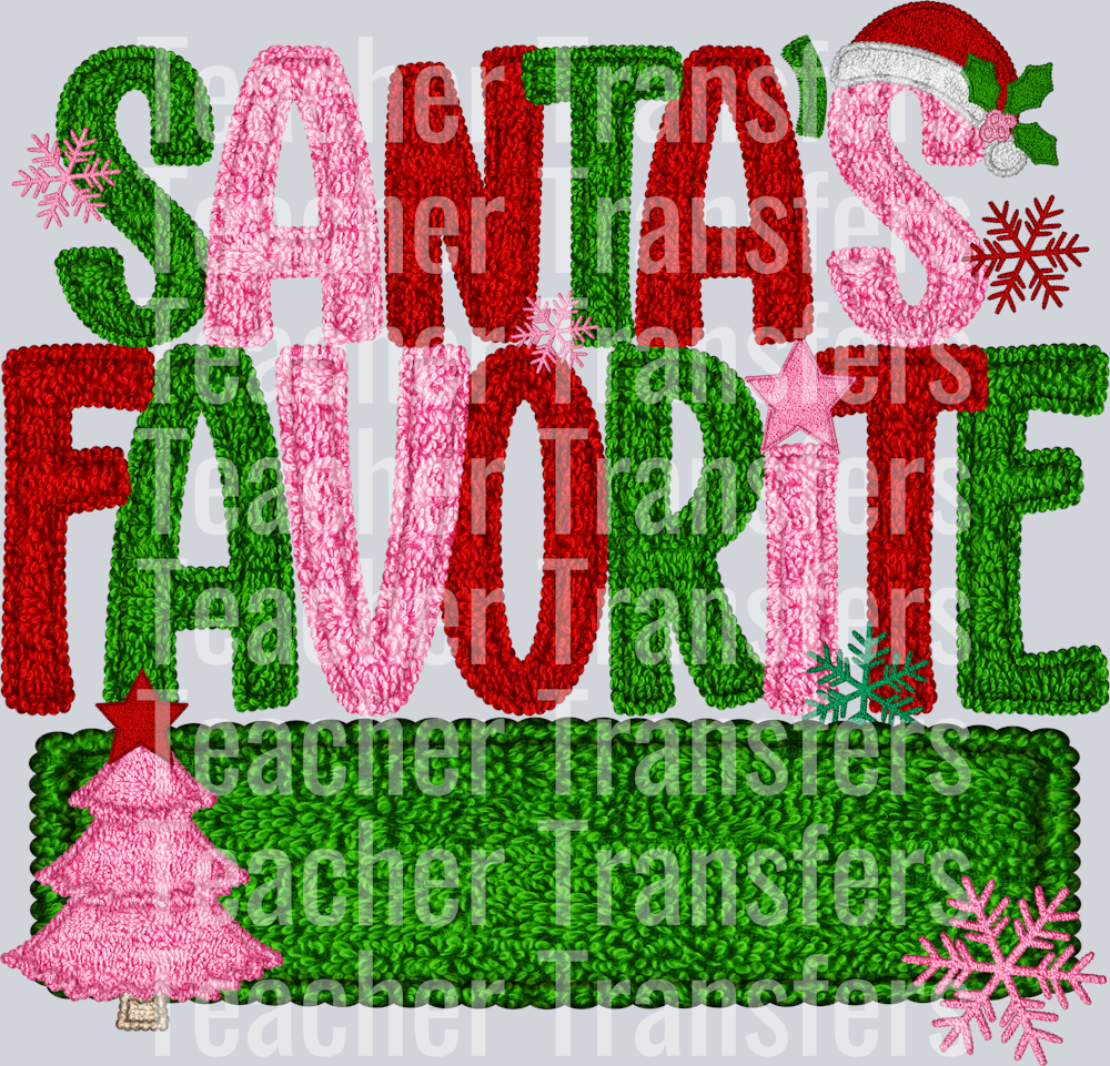 SANTAS FAVORITE BLANK
