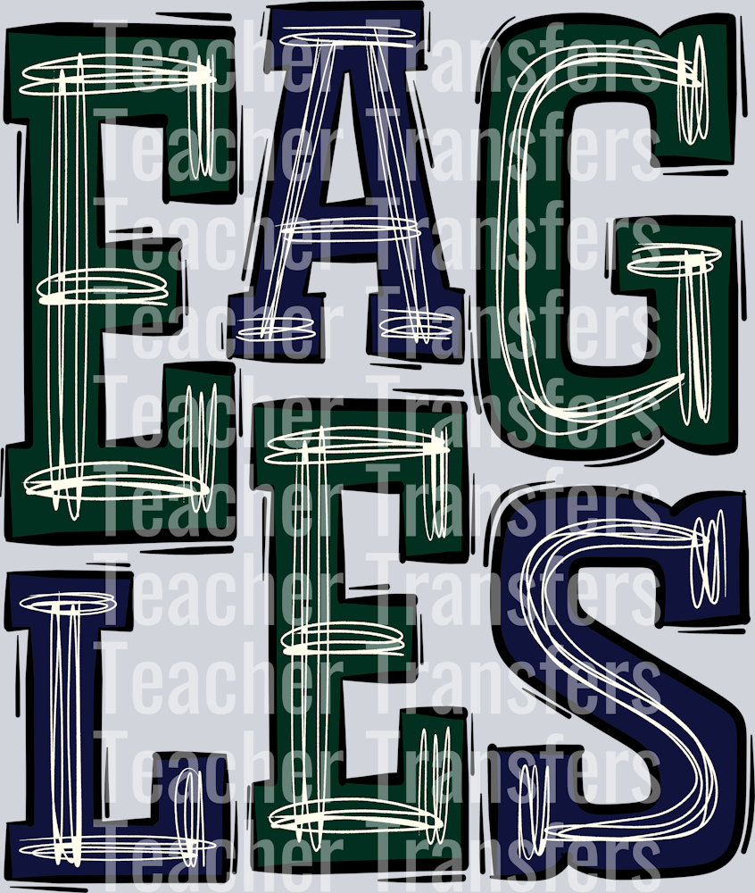 Eagles-Dark Green-Navy
