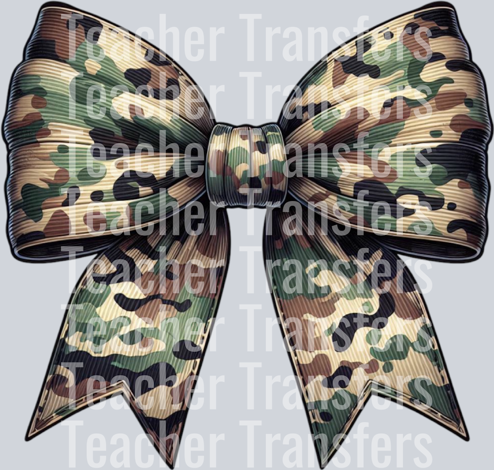 Camo Camouflage Coquette Bow Hunting PNG (25)