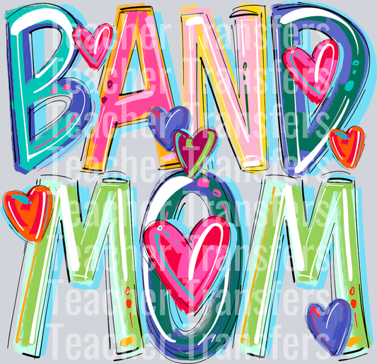 CHEERY WORDS BAND MOM