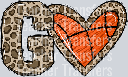 Go Hearts Basketball No Flowers