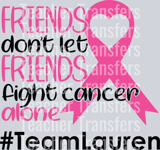 Breast Cancer Custom Team Lauren1