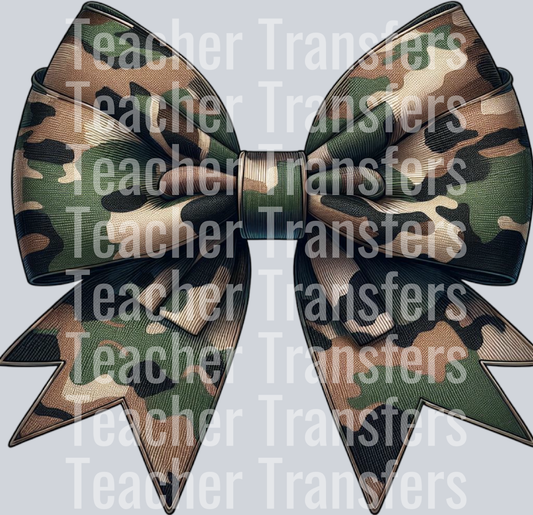 Camo Camouflage Coquette Bow Hunting PNG (23)