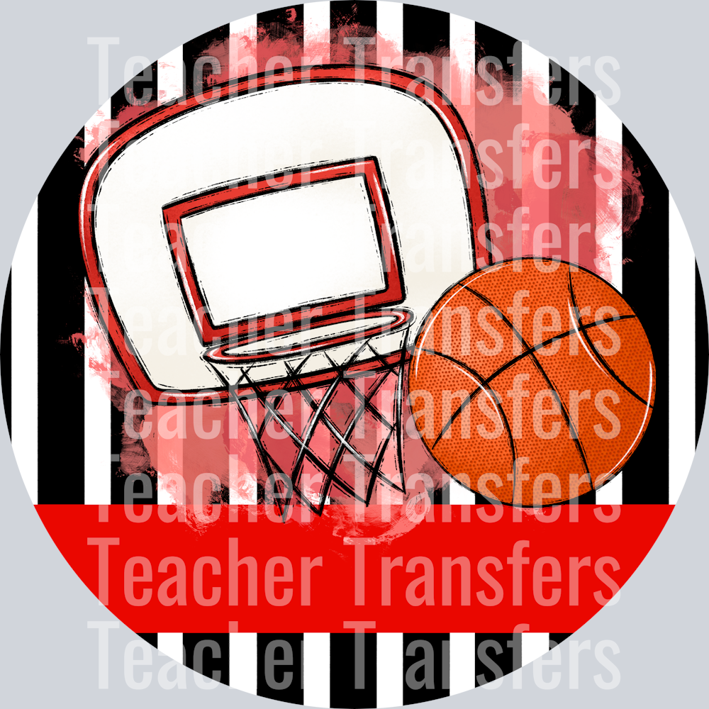 Basketball Ornaments RED