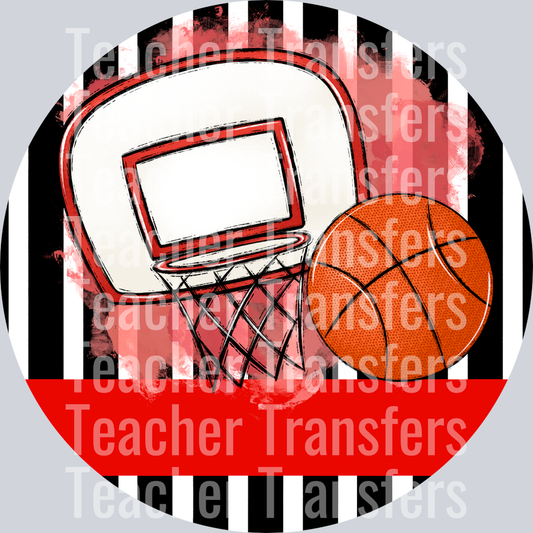 Basketball Ornaments RED