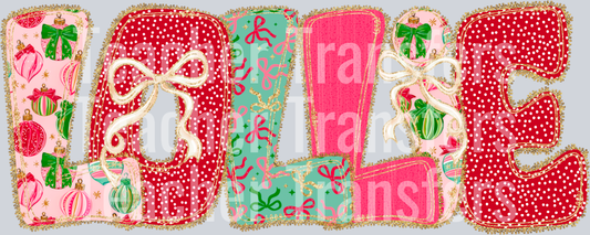 ChristmasBowLace Lollie