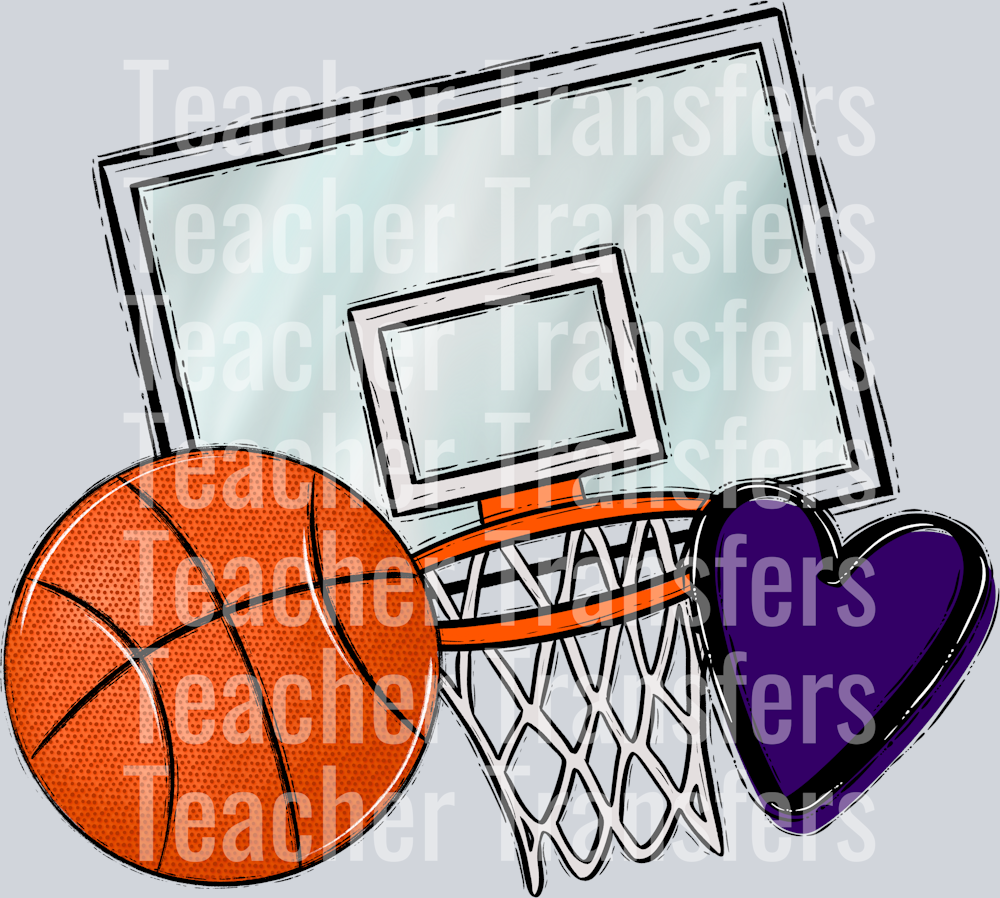 We_ve Got Spirit Pocket BASKETBALL PURPLE