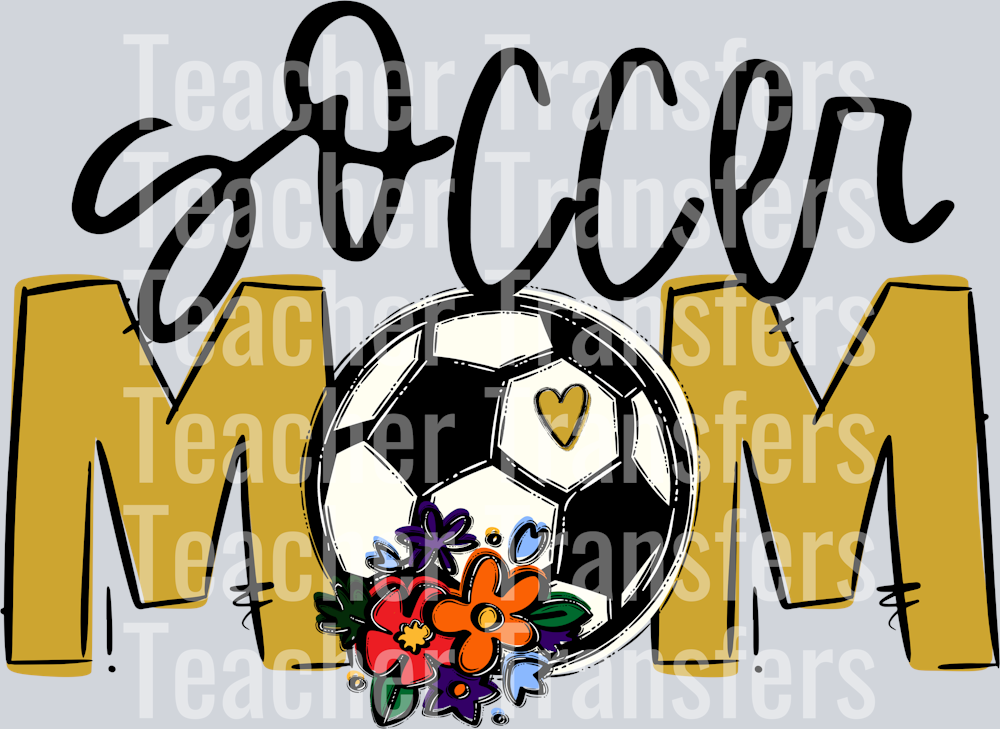 Soccer Mom Vegas Gold Flowers