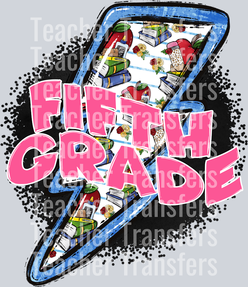 b2s Lightning bolts Fifth Grade