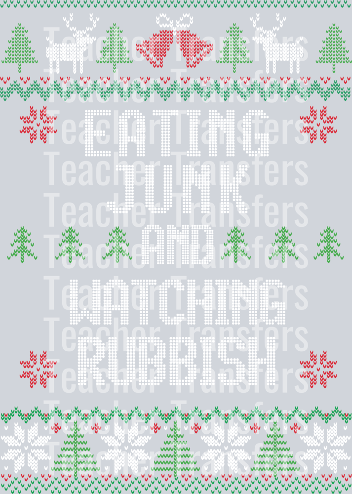 Eating Junk and watching Rubbish