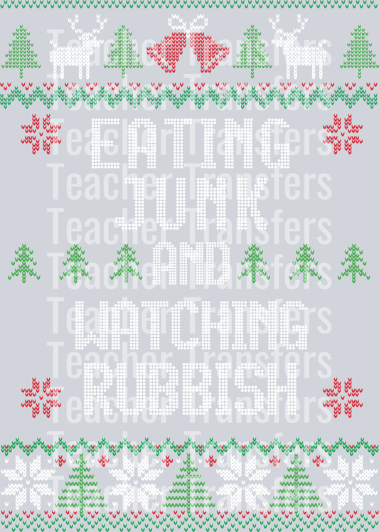 Eating Junk and watching Rubbish