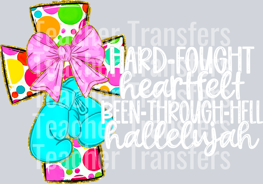 HardFoughtHallelujahCrossWhite