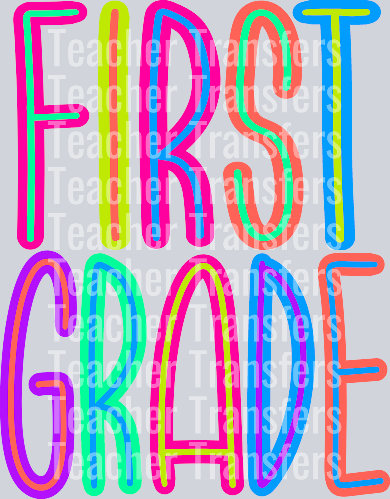 Back to School Brights First Grade