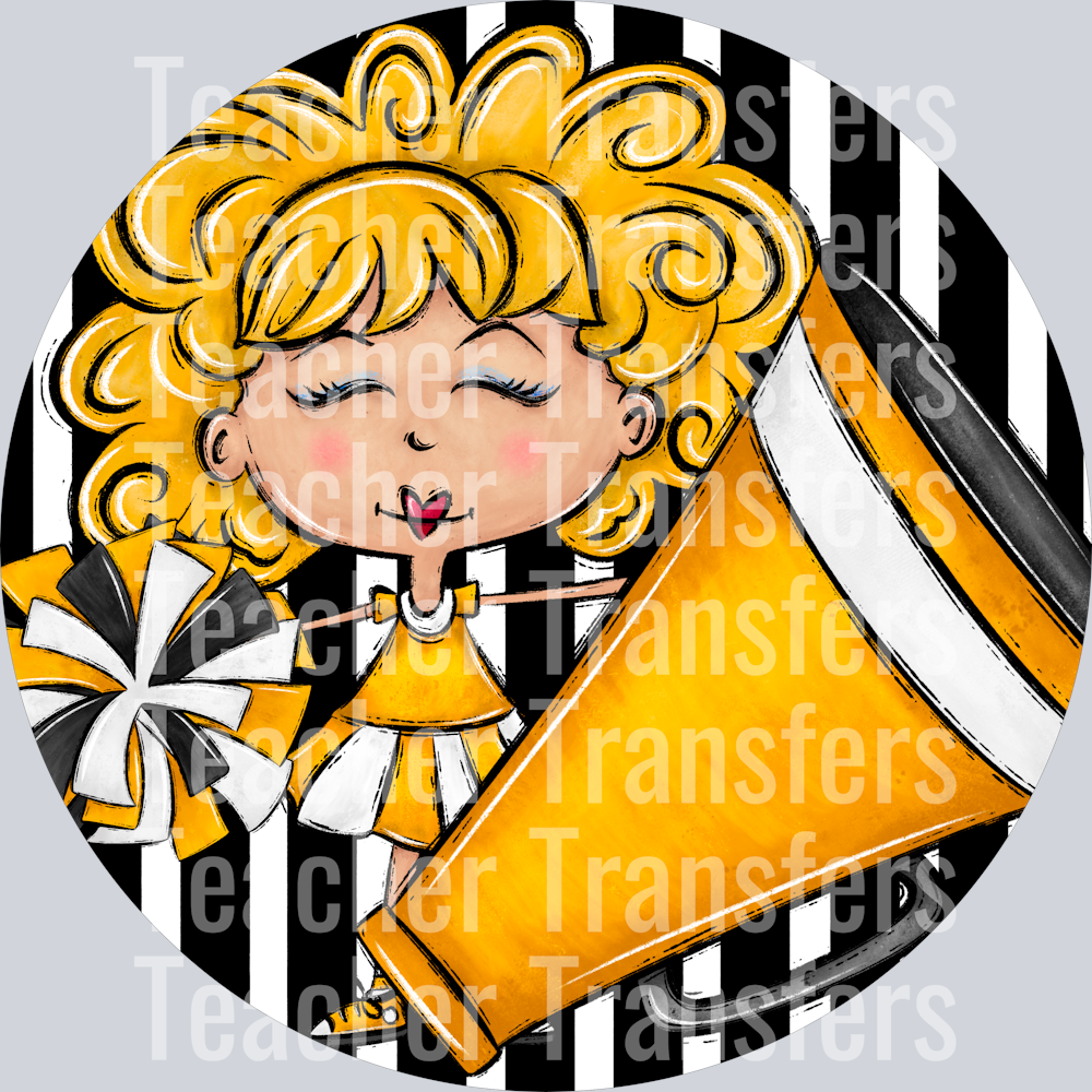 Cheer Bag Tags Yellow Light