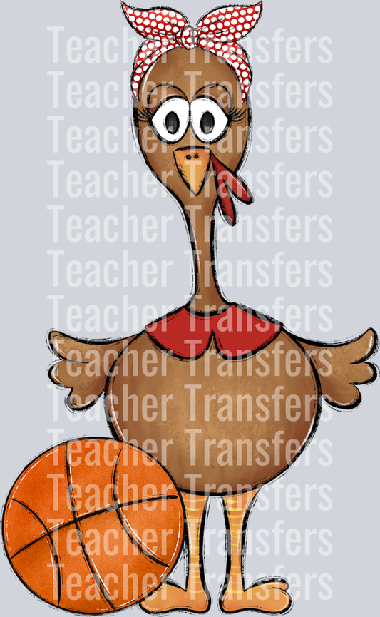 Turkey Family Set Girl Red BASKETBALL