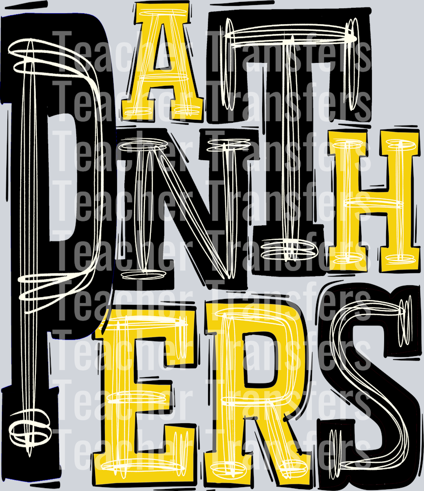 Panthers Black and Yellow