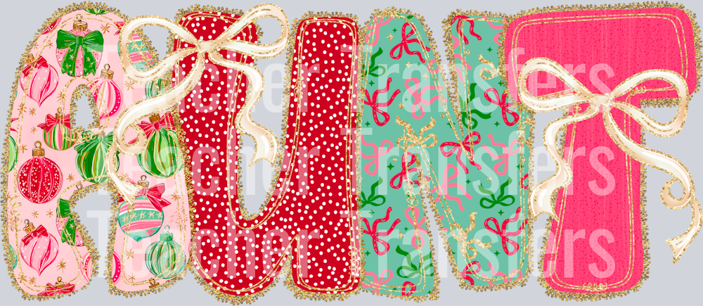 ChristmasBowLace Aunt