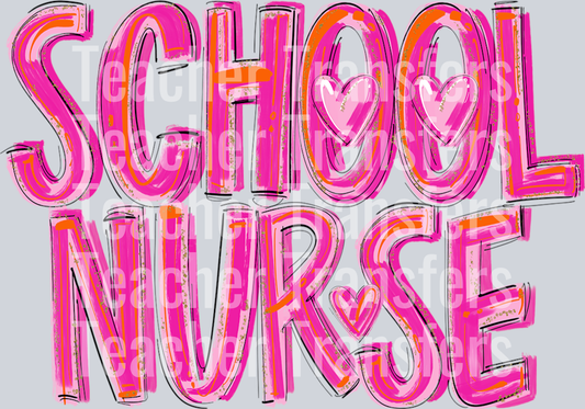 SCHOOL NURSE Pretty in Pink