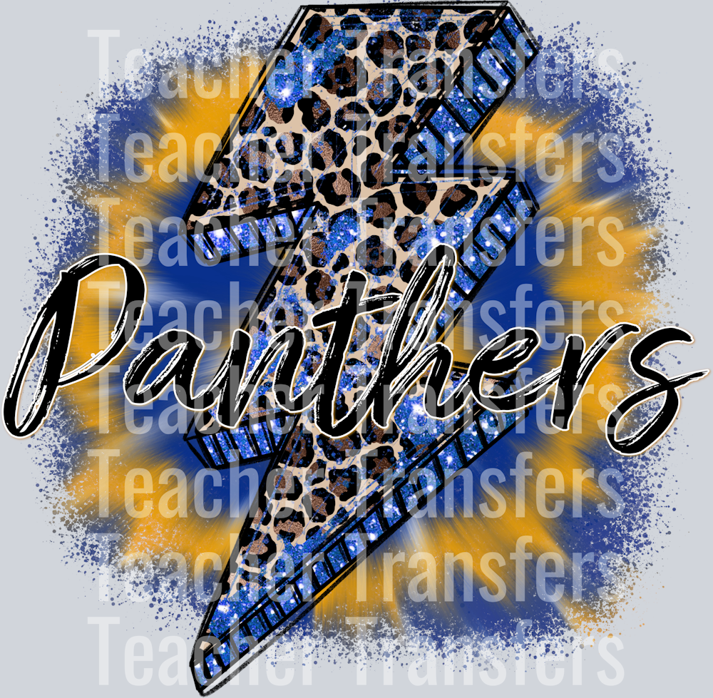 Panthers Blue And Gold