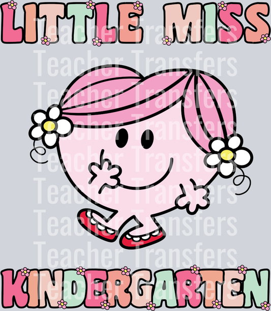 Little Miss Kindergarten PNG